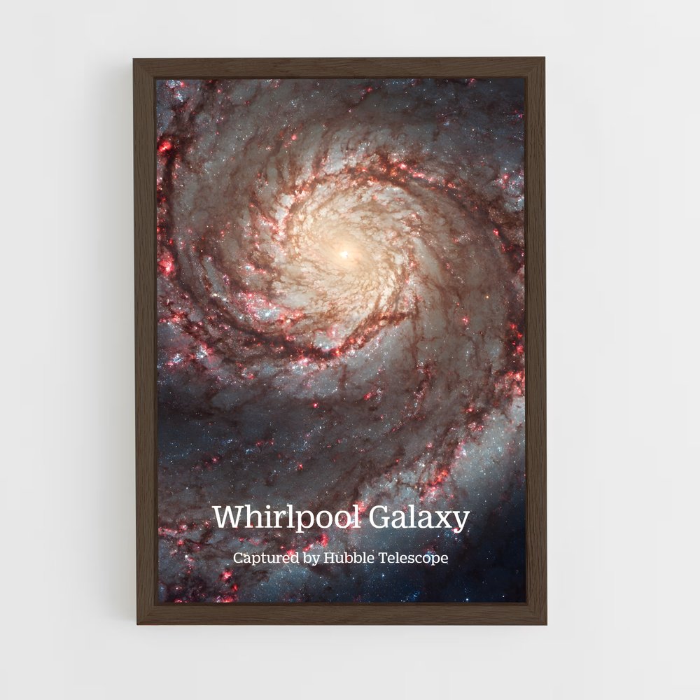 Poster Spirale Éblouissante Galaxie Whirlpool (vue 5)